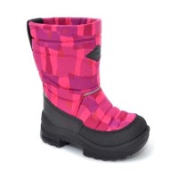 Kuoma Putkivarsi Pinkki Iso Ruutu talvesaapad 1203-3752