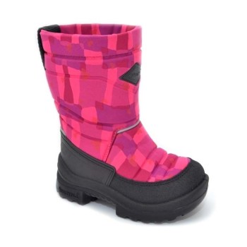 Kuoma Putkivarsi Pinkki Iso Ruutu talvesaapad 1203-3752