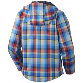 COLUMBIA Splash Maker II Rain Jacket Spicy Plaid