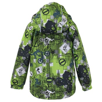 HUPPA k/s komplekt YOKO 40g + 40g lime city pattern/gray 41190004-72247	